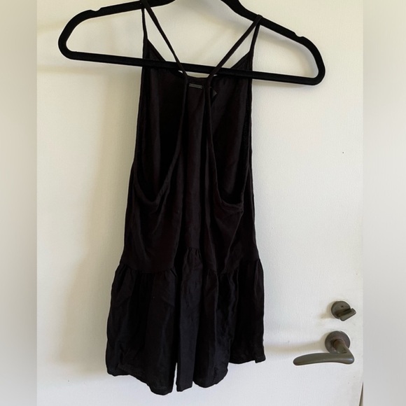 Volcom Black Peplum Tank - Picture 2 of 6